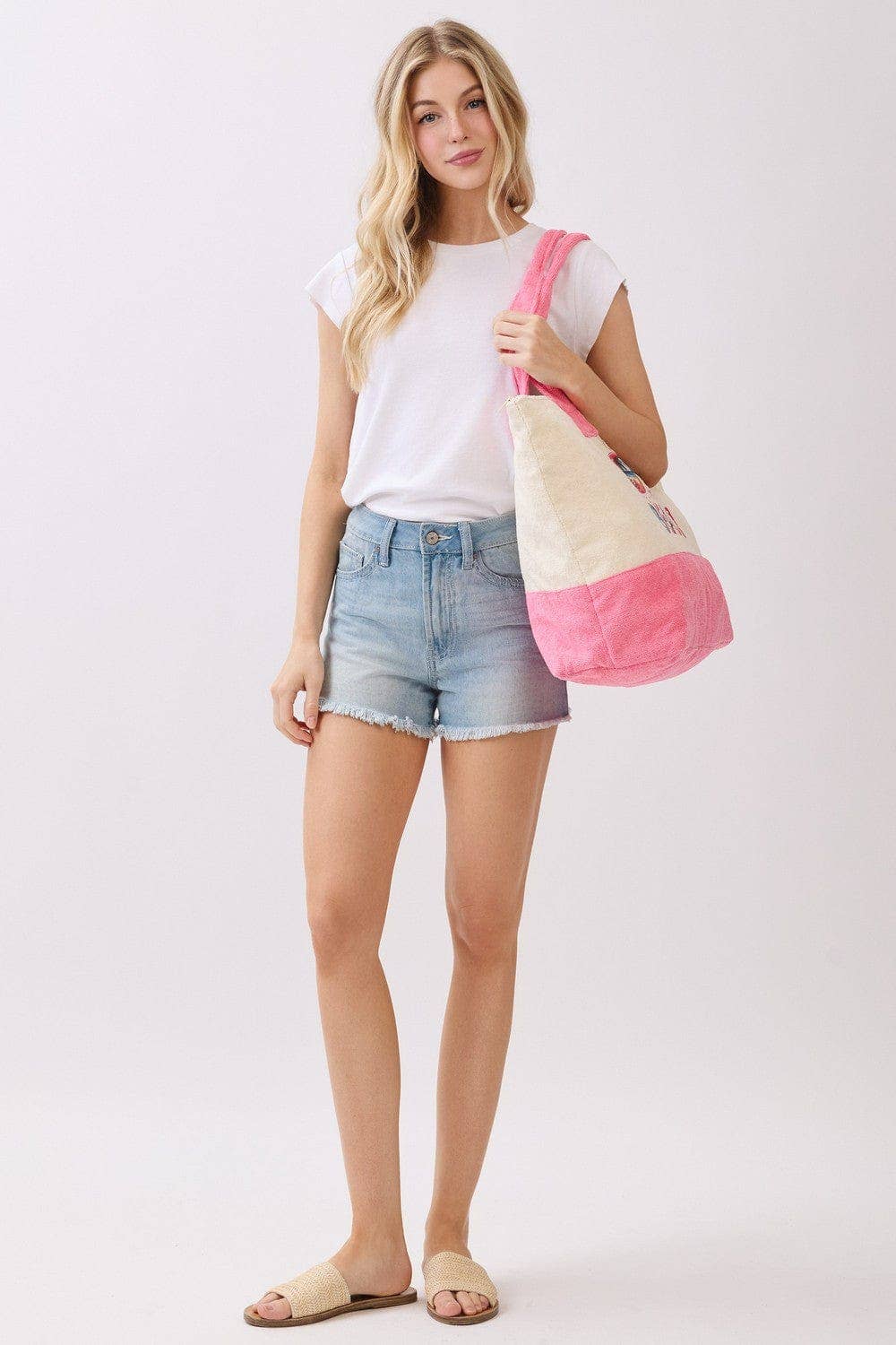 MB0345 Sunglasses Life Is Better At The Beach Terry Tote Bag - The Country Rabbit Gifts & Décor