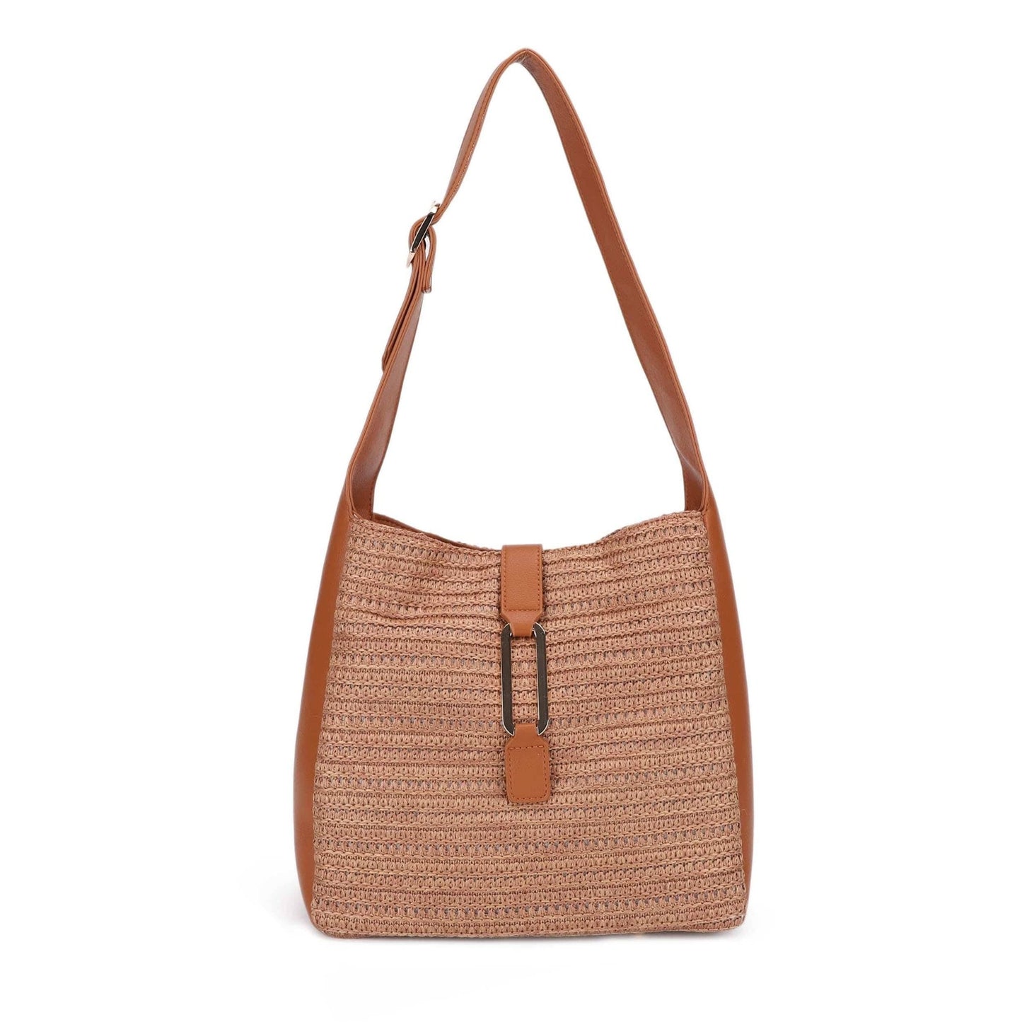 MIM - 26001 Arla Straw Hobo Tote - The Country Rabbit Gifts & Décor