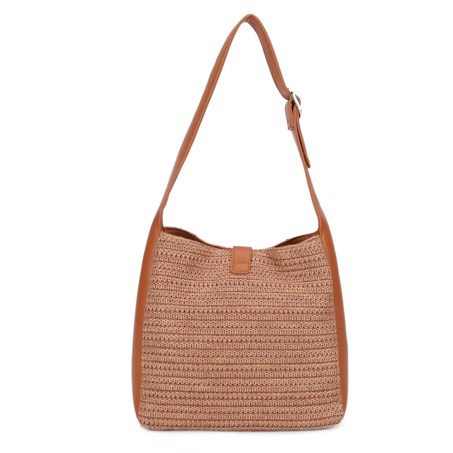 MIM - 26001 Arla Straw Hobo Tote - The Country Rabbit Gifts & Décor