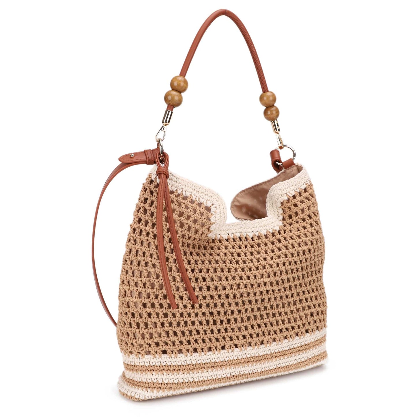 MIM - 26002 Elia Crochet Crossbody/Tote Bag - The Country Rabbit Gifts & Décor