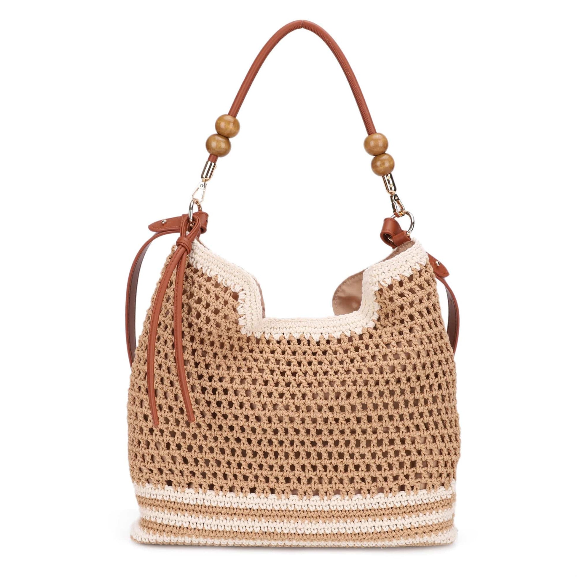 MIM - 26002 Elia Crochet Crossbody/Tote Bag - The Country Rabbit Gifts & Décor