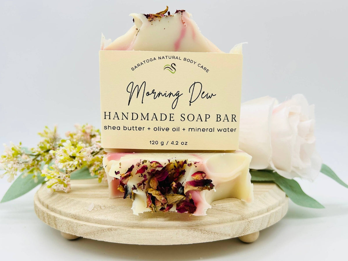 Morning Dew Handmade Soap Bar VEGAN COLD PROCESS - The Country Rabbit Gifts & Décor