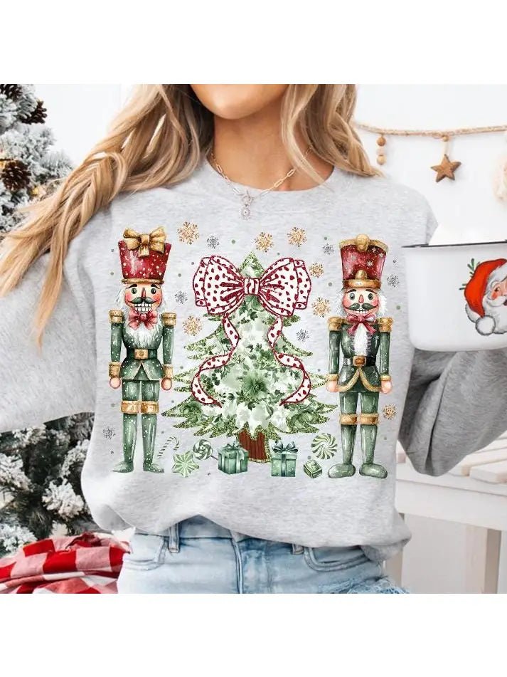 Nutcracker Christmas Sweatshirt - The Country Rabbit Gifts & Décor