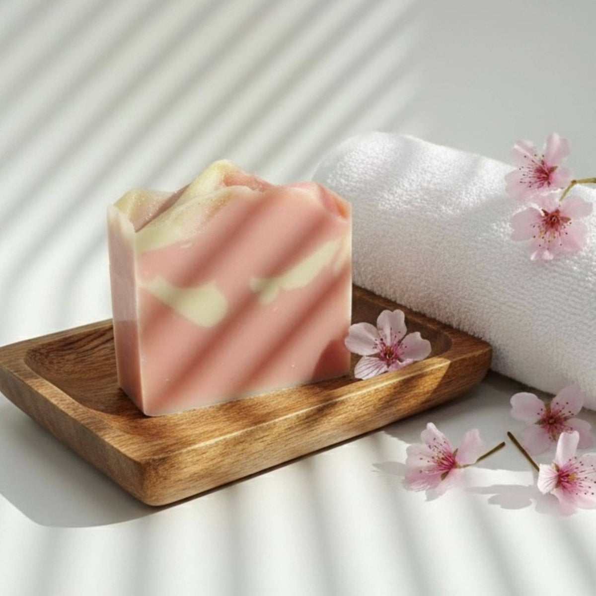 Pink Berry Mimosa Handmade Soap Bar VEGAN COLD PROCESS - The Country Rabbit Gifts & Décor