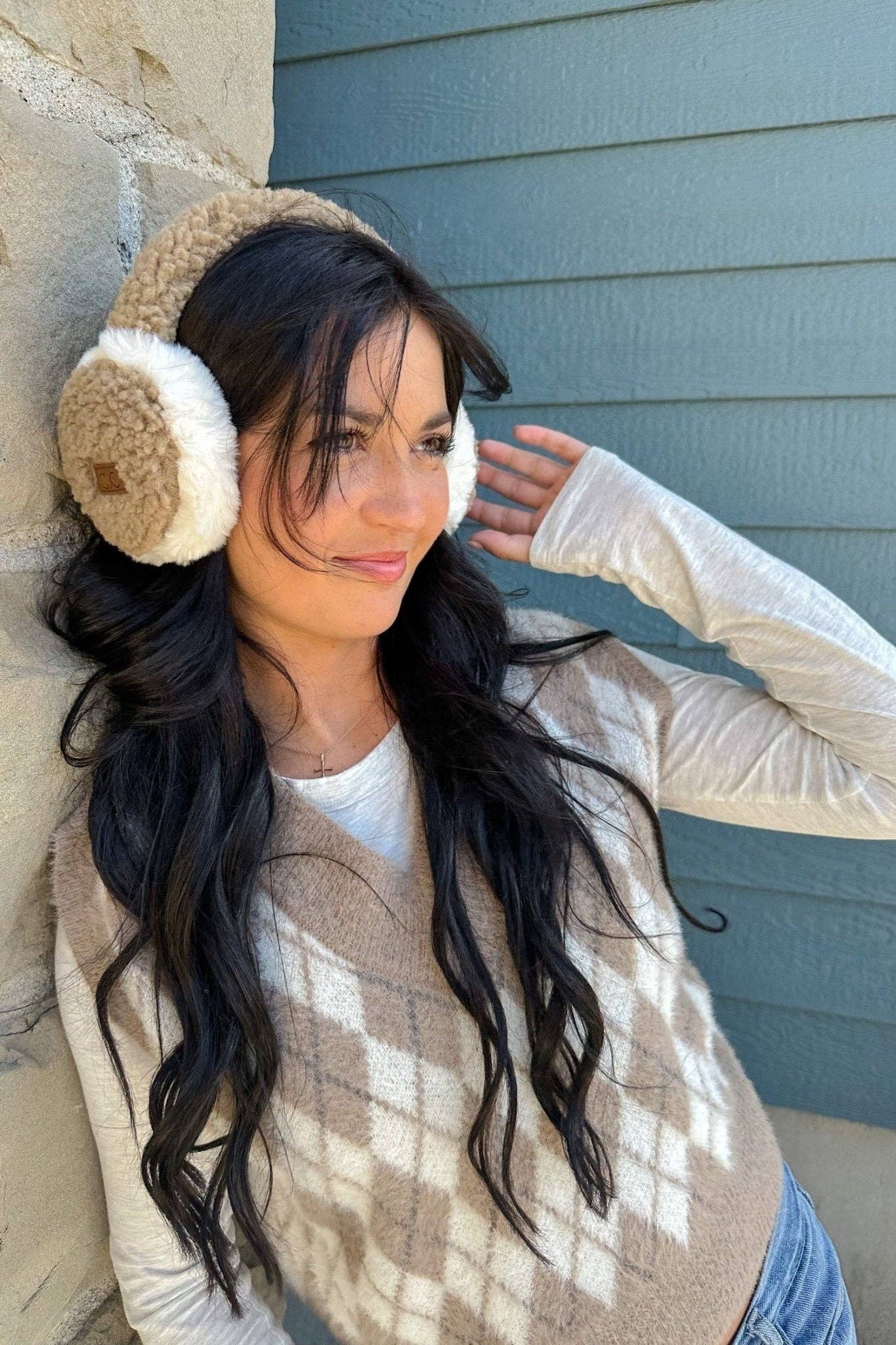 Sherpa Earmuffs - The Country Rabbit Gifts & Décor