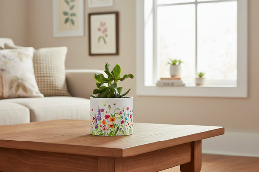 Small Bee Garden Planter - 4.5"D - The Country Rabbit Gifts & Décor