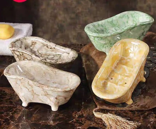 Soap Dish Bathtub Shape - The Country Rabbit Gifts & Décor