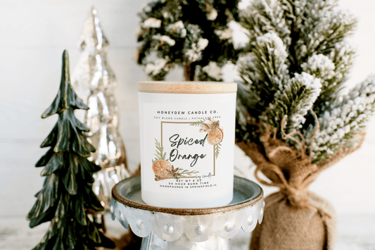 Spiced Orange 8 oz Candle - The Country Rabbit Gifts & Décor