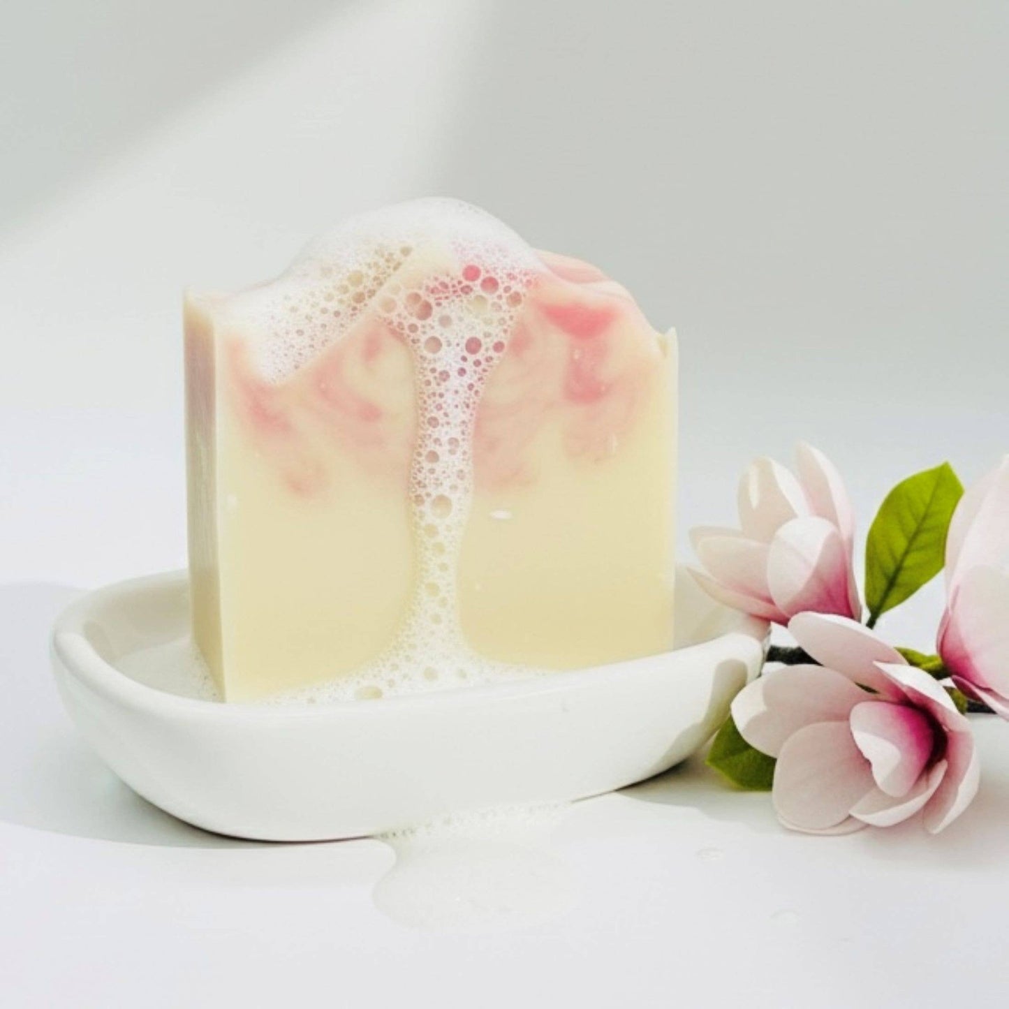 Sweet Magnolia Handmade Soap Bar VEGAN COLD PROCESS - The Country Rabbit Gifts & Décor