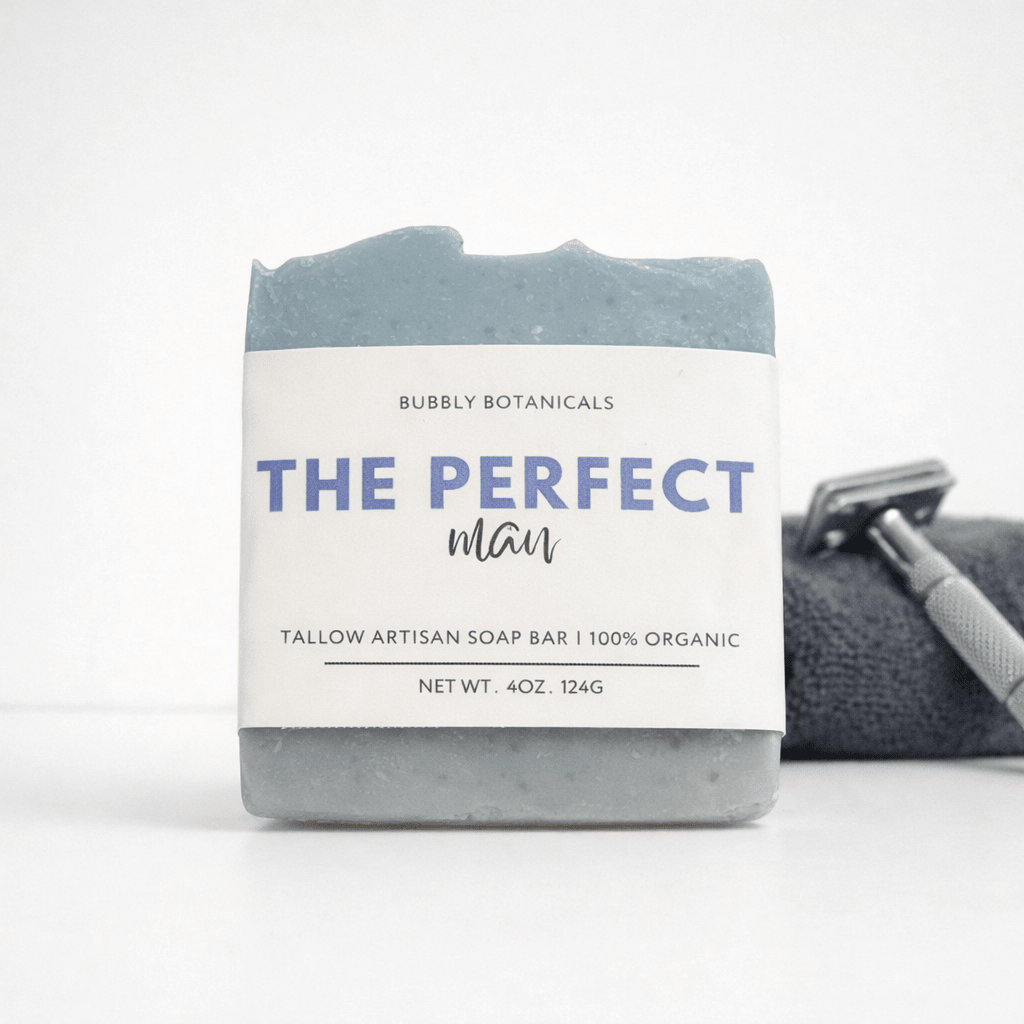 The Perfect Man Tallow Soap – Masculine, Sophisticated Scent - The Country Rabbit Gifts & Décor