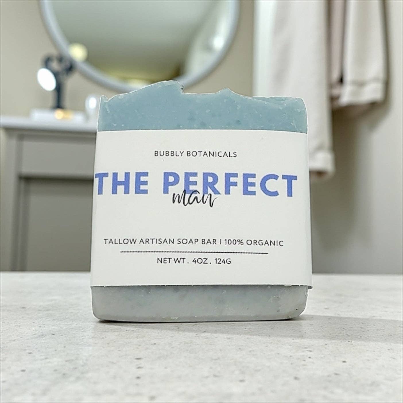 The Perfect Man Tallow Soap – Masculine, Sophisticated Scent - The Country Rabbit Gifts & Décor
