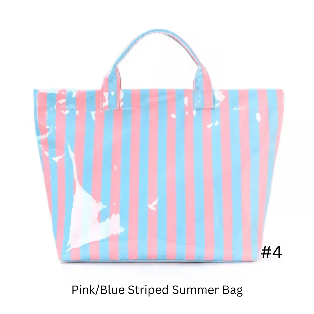 Trendy, cute Striped Summer Bag - The Country Rabbit Gifts & Décor