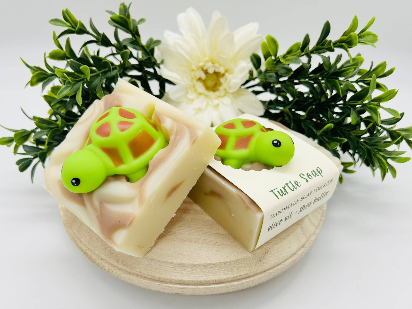 Turtle Handmade Soap Bar VEGAN COLD PROCESS - The Country Rabbit Gifts & Décor