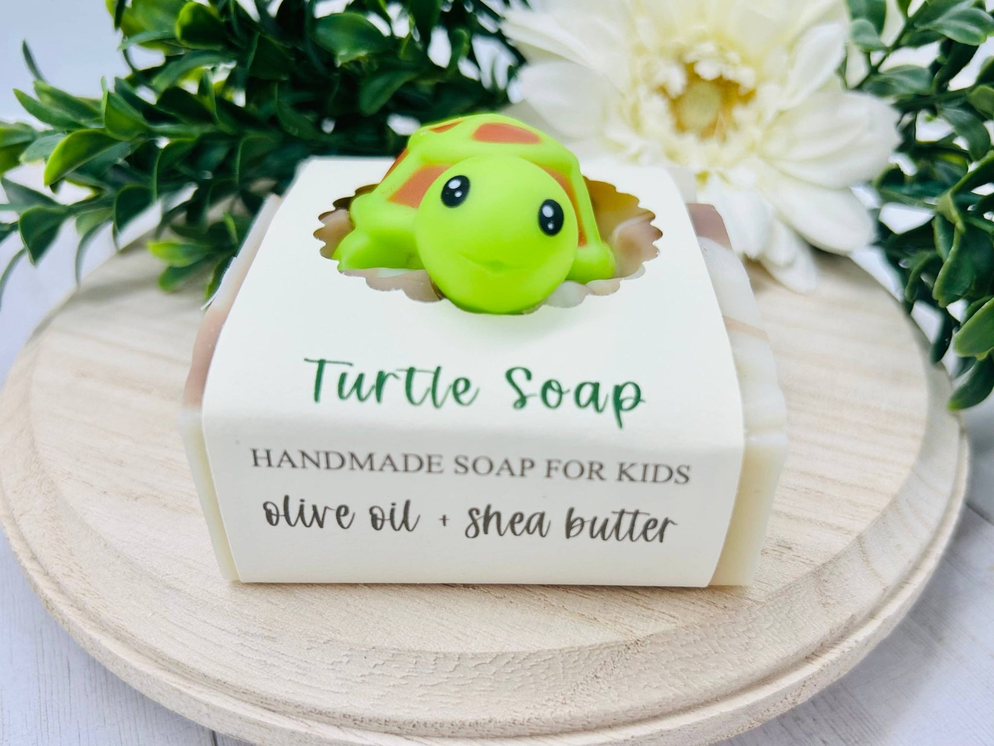Turtle Handmade Soap Bar VEGAN COLD PROCESS - The Country Rabbit Gifts & Décor