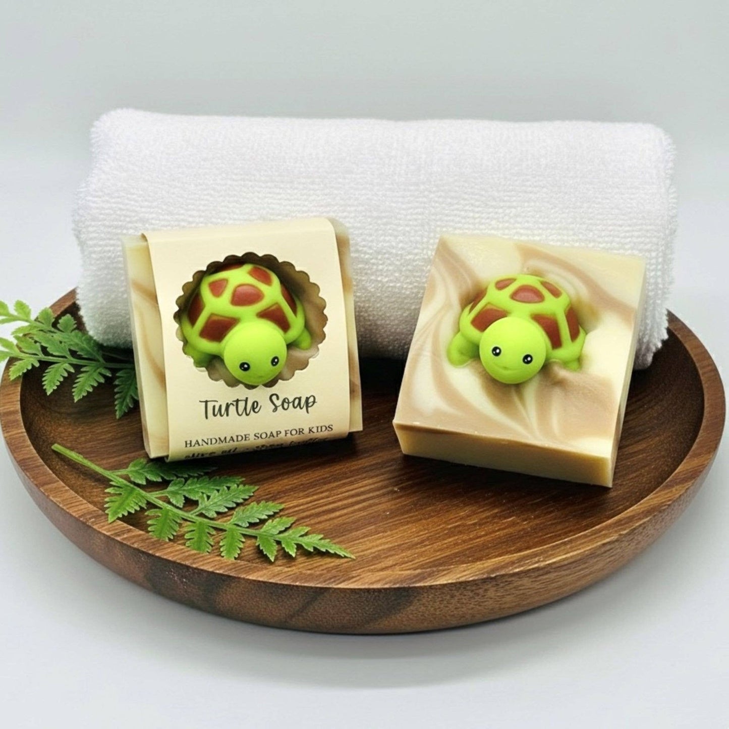 Turtle Handmade Soap Bar VEGAN COLD PROCESS - The Country Rabbit Gifts & Décor