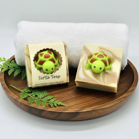 Turtle Handmade Soap Bar VEGAN COLD PROCESS - The Country Rabbit Gifts & Décor