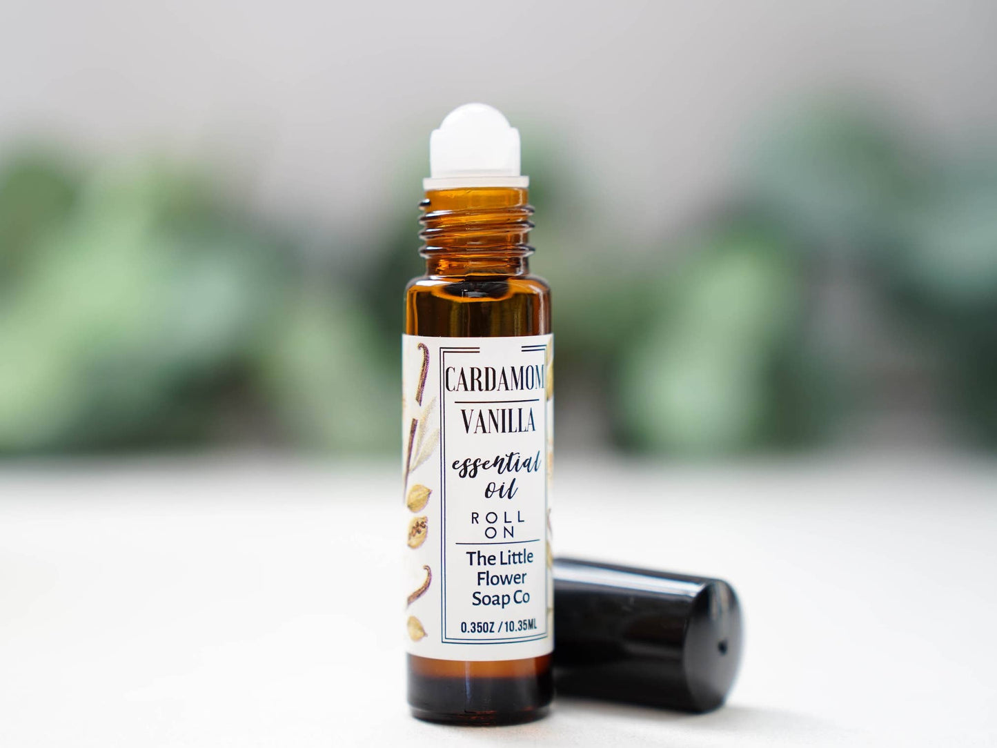 Vanilla Cardamom Essential Oil Roll-on Aromatherapy - The Country Rabbit Gifts & Décor