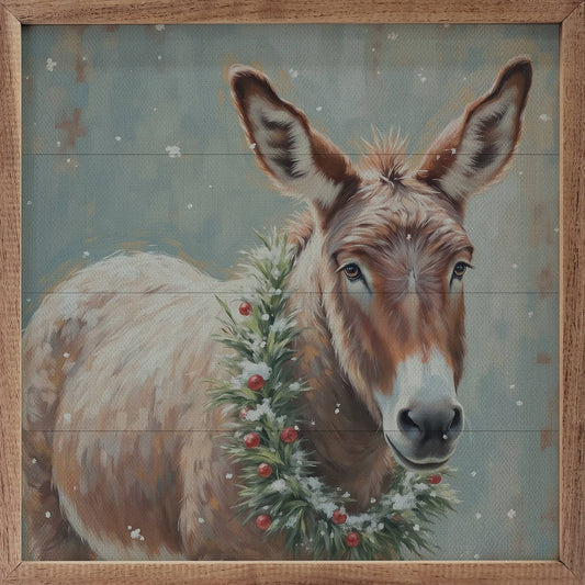 White Donkey Berry Wreath - The Country Rabbit Gifts & Décor