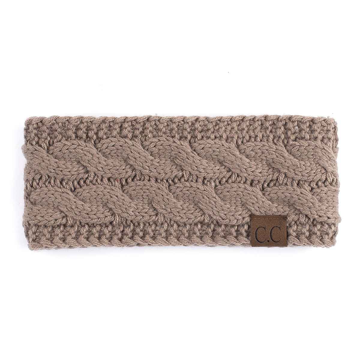 Willow Cable Knit Fuzzy Lined Head Wrap - The Country Rabbit Gifts & Décor