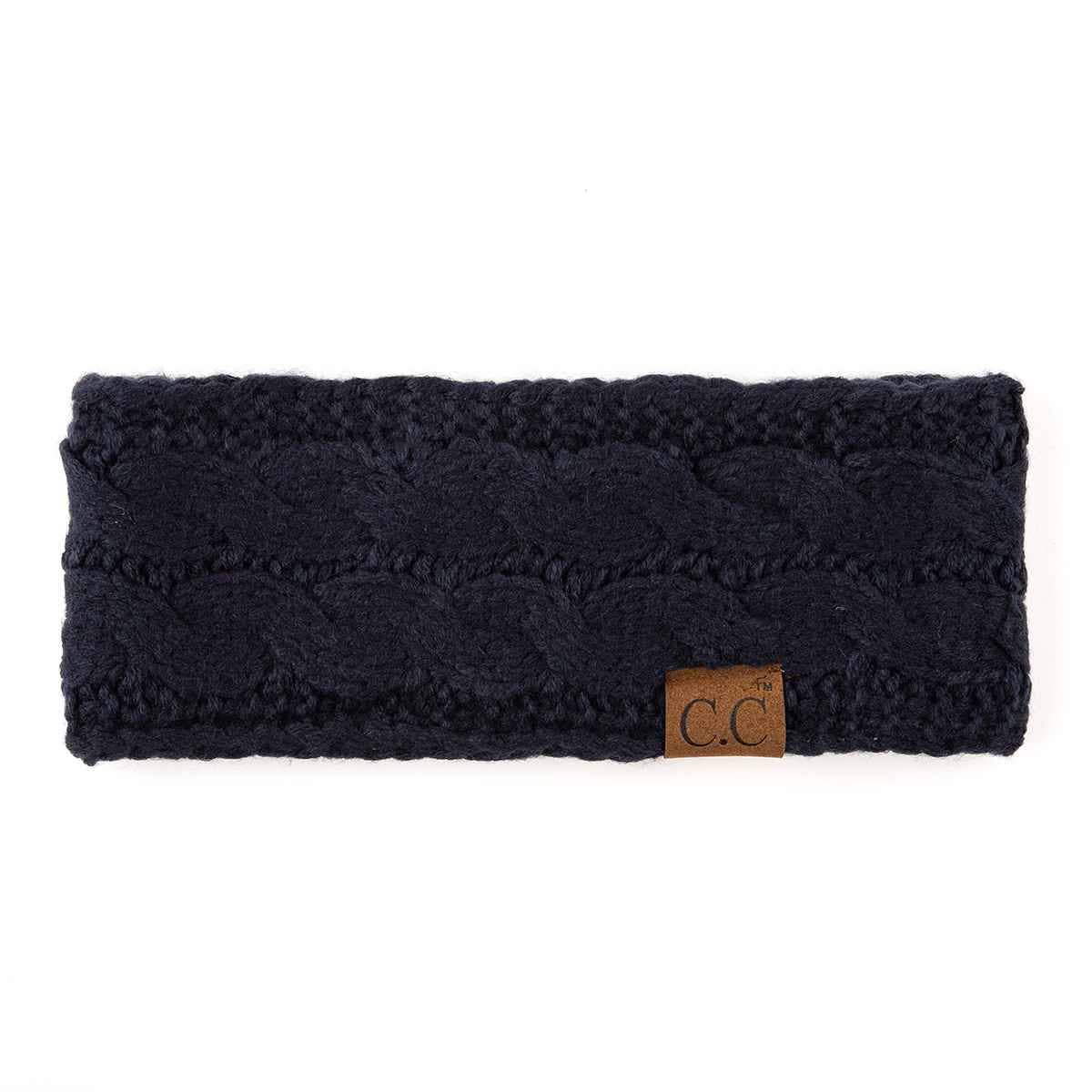 Willow Cable Knit Fuzzy Lined Head Wrap - The Country Rabbit Gifts & Décor