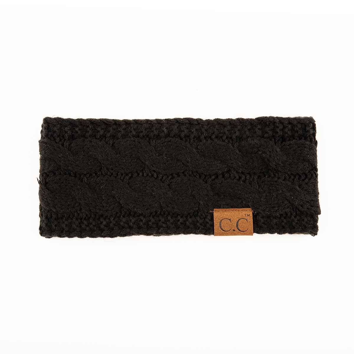 Willow Cable Knit Fuzzy Lined Head Wrap - The Country Rabbit Gifts & Décor