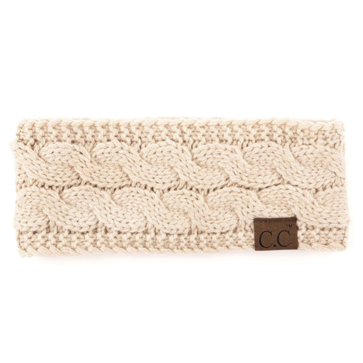 Willow Cable Knit Fuzzy Lined Head Wrap - The Country Rabbit Gifts & Décor