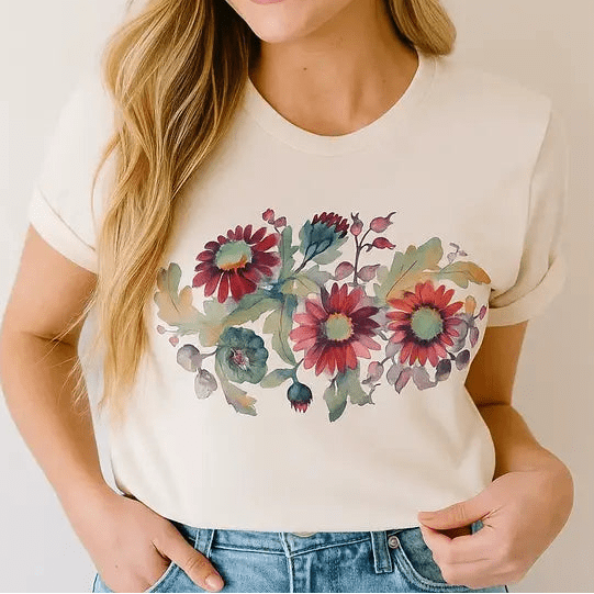 Women's Short Sleeved T-Shirt - The Country Rabbit Gifts & Décor