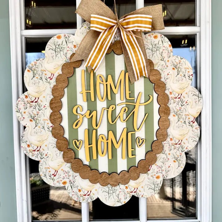 Wooden Door Hanger - The Country Rabbit Gifts & Décor