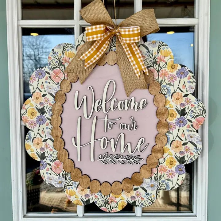 Wooden Door Hanger - The Country Rabbit Gifts & Décor