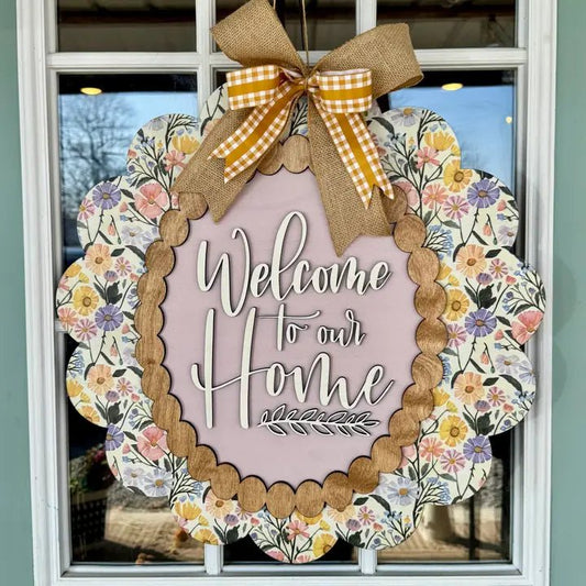 Wooden Door Hanger - The Country Rabbit Gifts & Décor