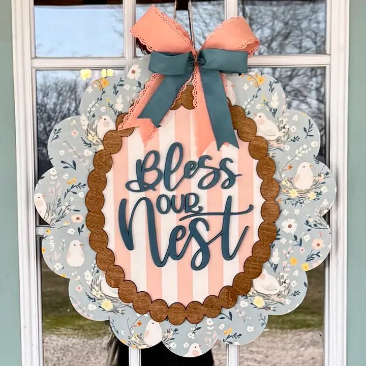 Wooden Door Hanger - The Country Rabbit Gifts & Décor